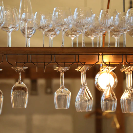 wine glasses